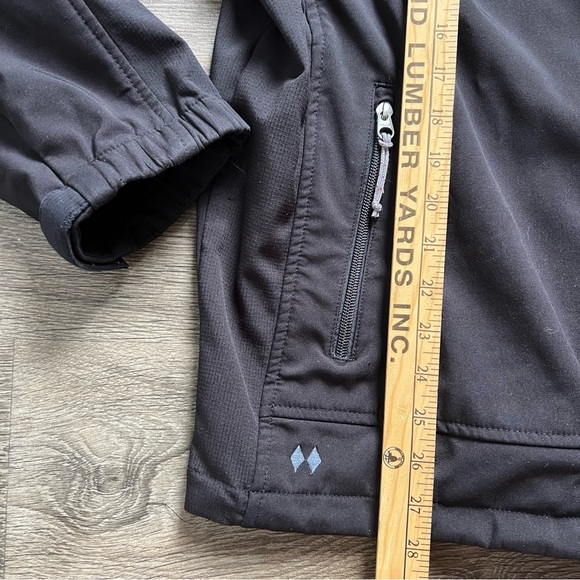 Black Diamond Jacket Coat Black Softshell Fleece Lined Men's size XL - Picture 8 of 9